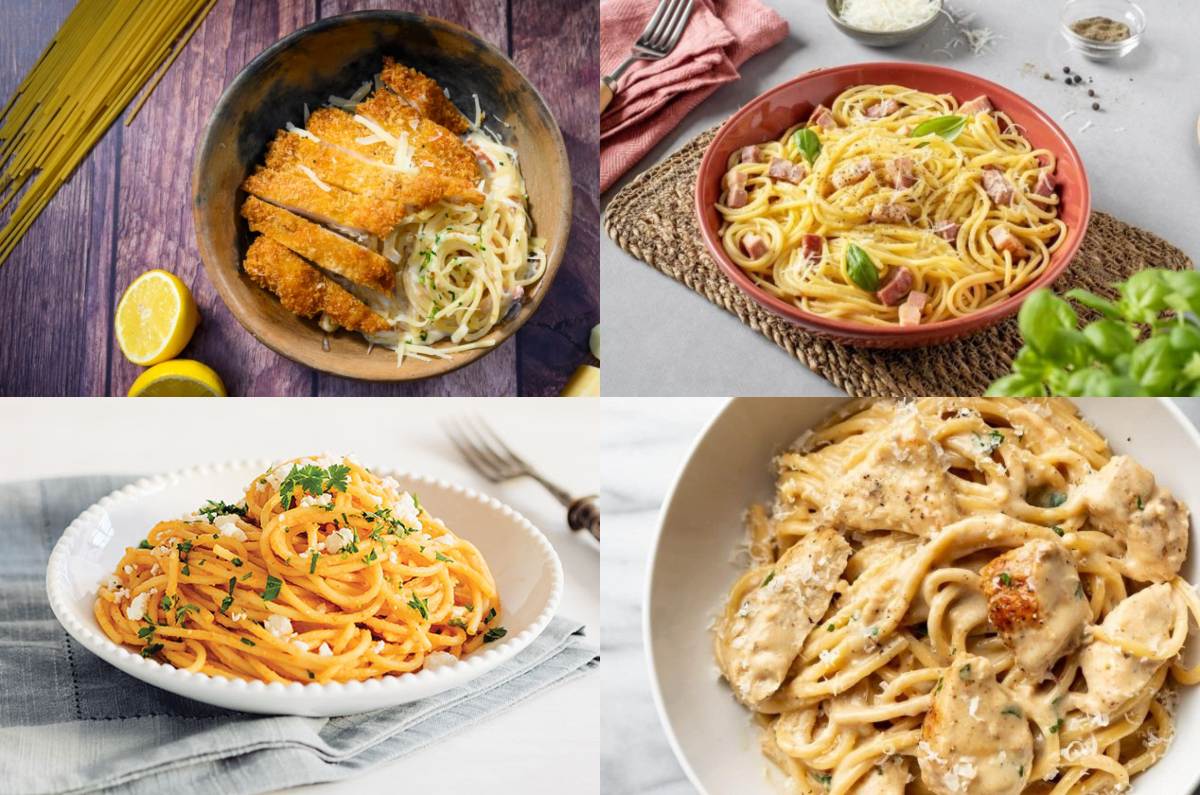 5 recetas de espagueti con crema por menos de 80 pesos