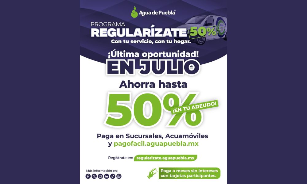 Regularízate de Agua de Puebla
