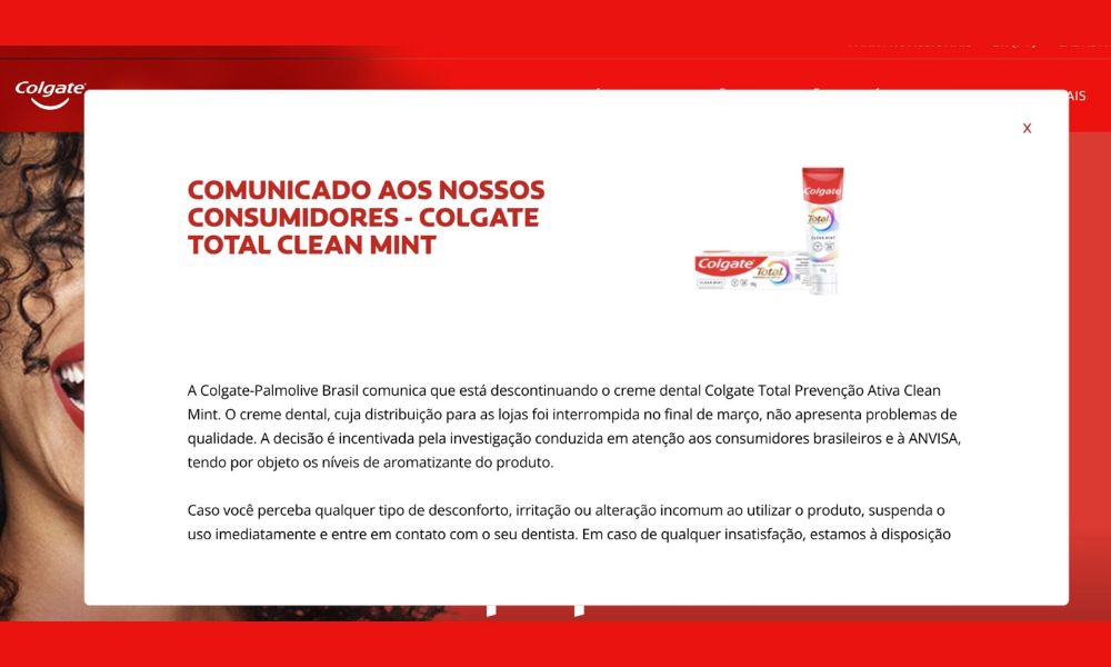 Retiran crema dental del mercado