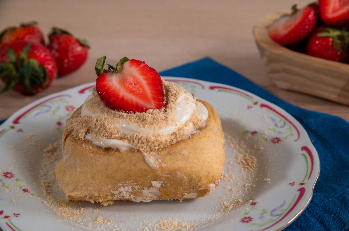 Rol de cheesecake