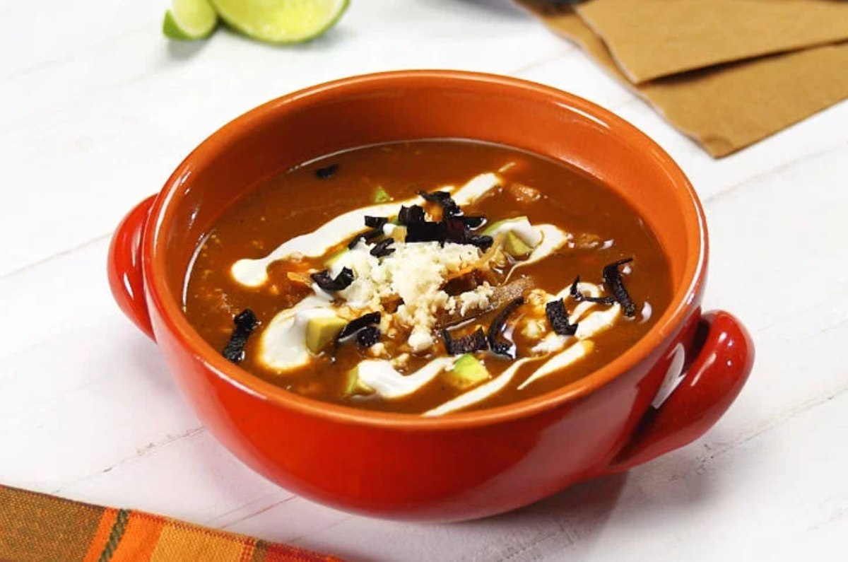 salsa para la sopa de tortilla