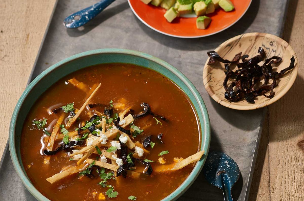 receta de sopa de tortilla