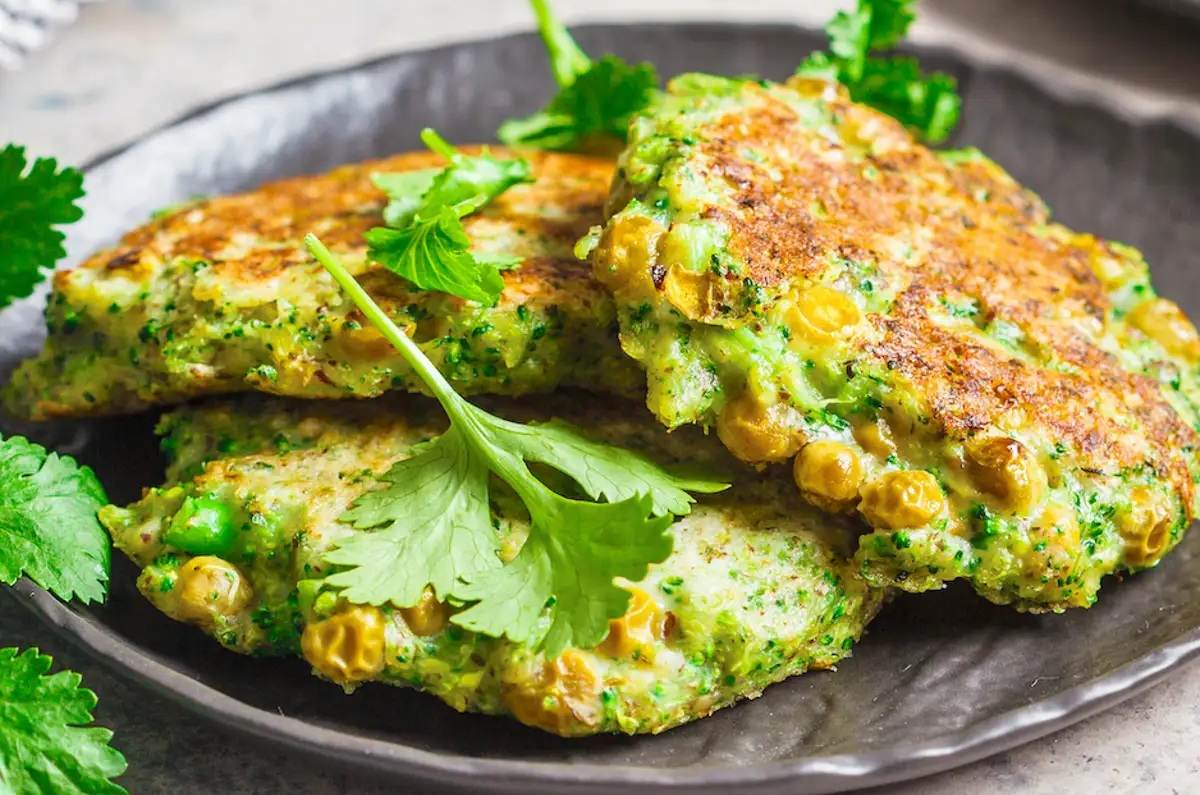 Tortitas de brócoli y avena