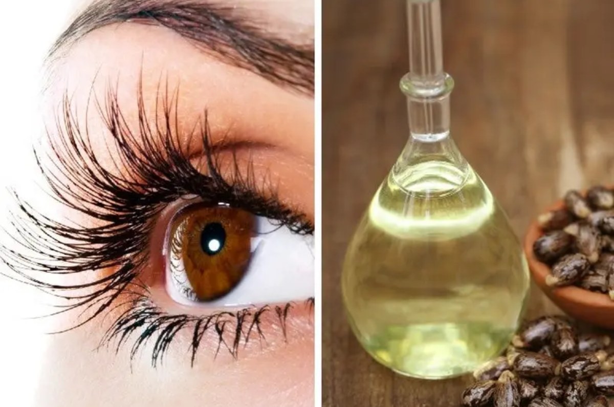 aceite de ricino en pestañas