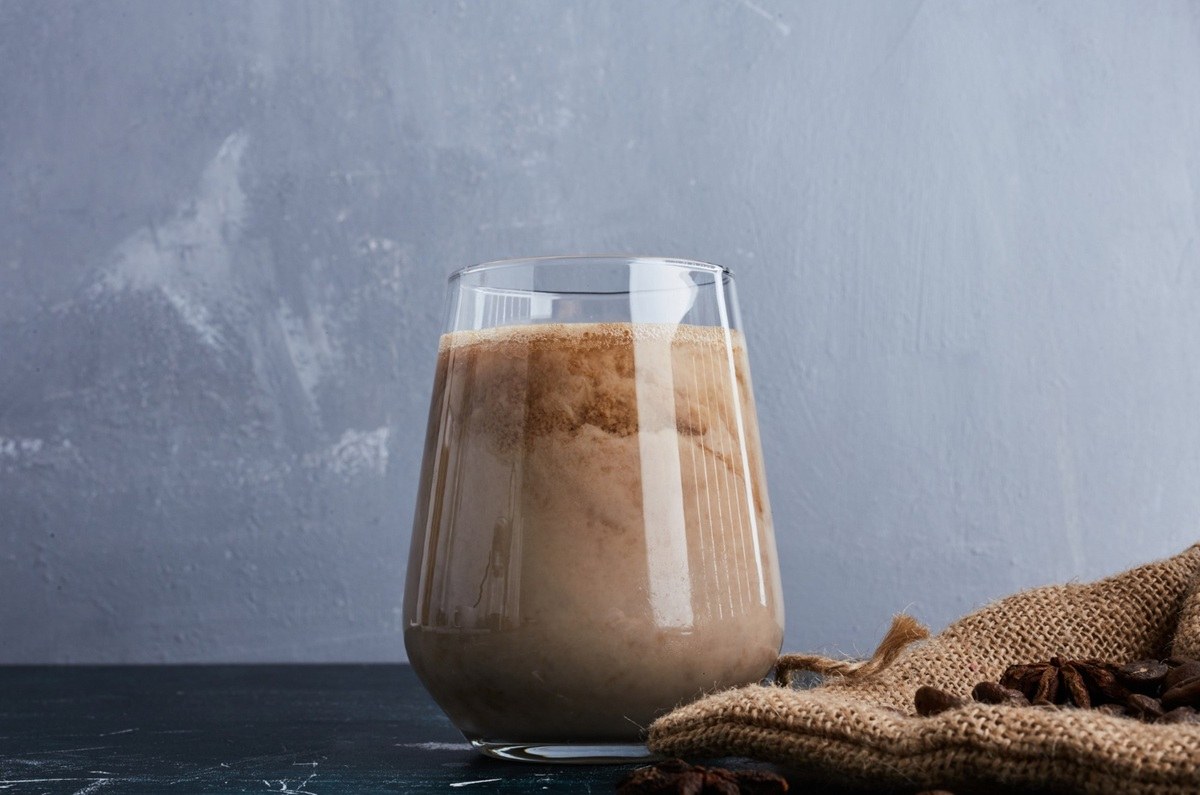 Agua de horchata con chocolate