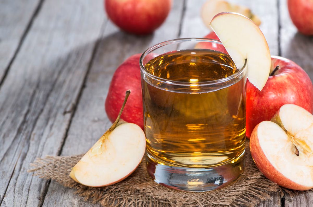 Agua de manzana y canela