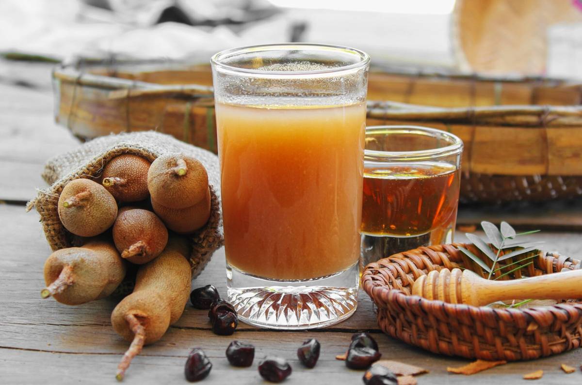 Agua de tamarindo y chía