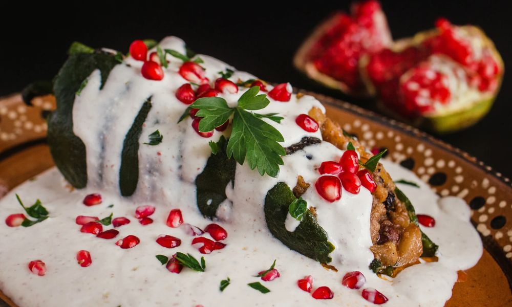 Bebida para acompañar chiles en nogada