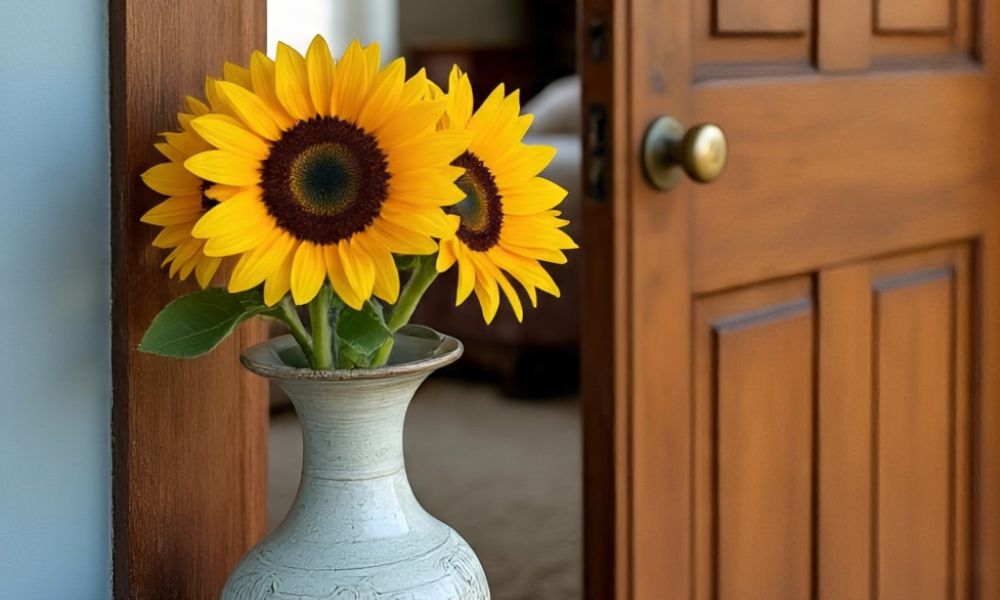 Beneficios de tener girasoles en casa
