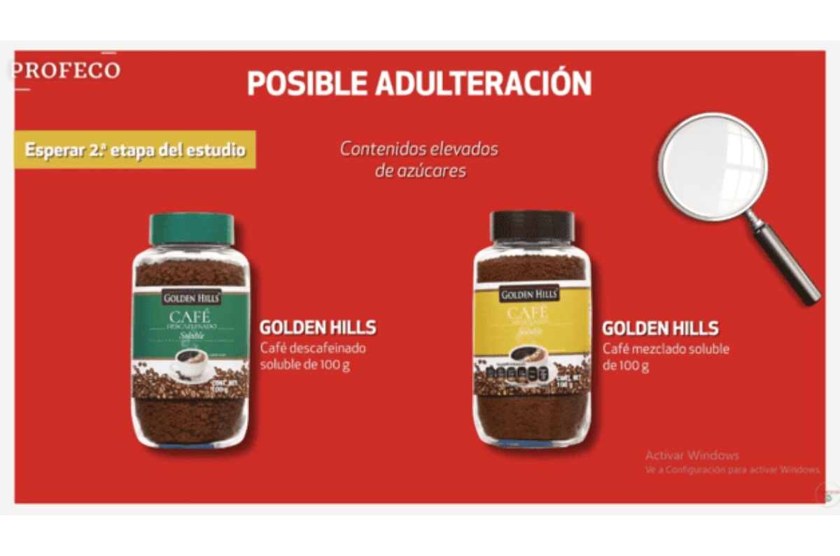 marca de café soluble adulterada profeco