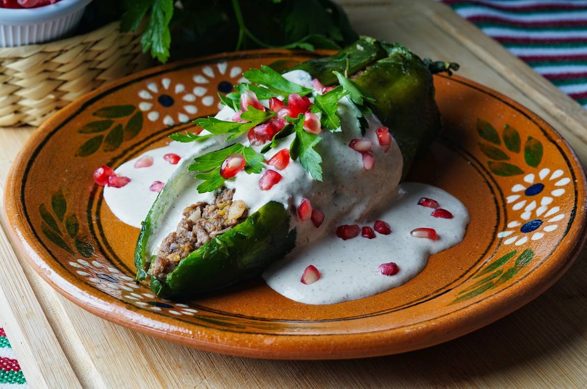 Cómo guardar chiles en nogada