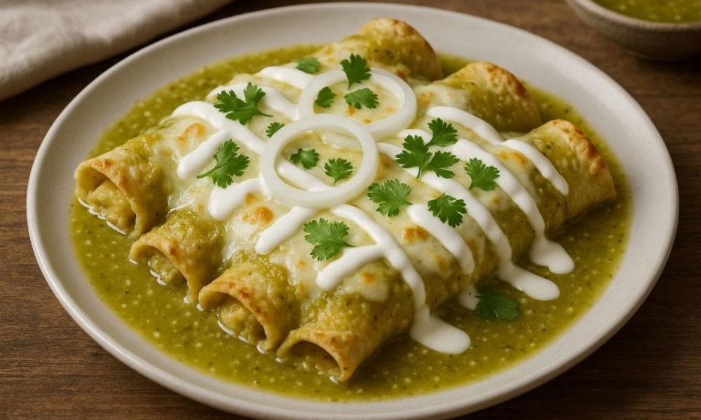 Cómo preparar enchiladas suizas