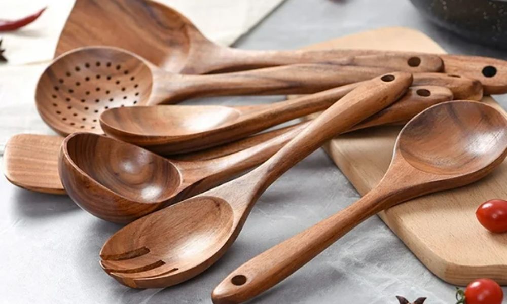 Cucharas de madera para cocina