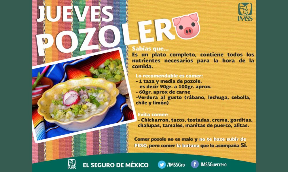 El pozole es saludable IMSS