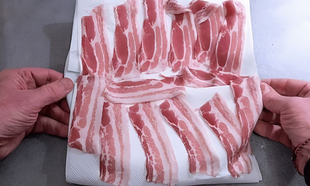 Eliminar la baba del tocino