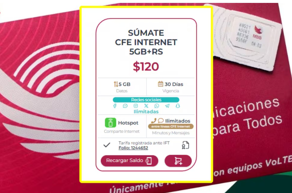 internet de cfe por 120 pesos
