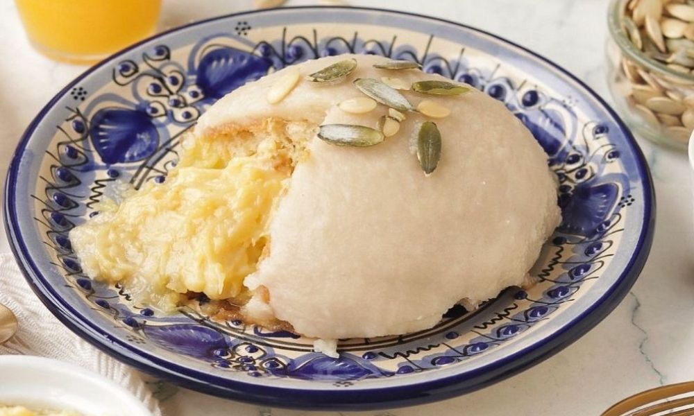 Mollete poblano receta