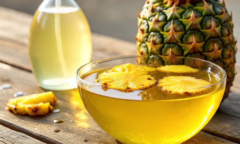 Para qué sirve el agua de piña en el cabello