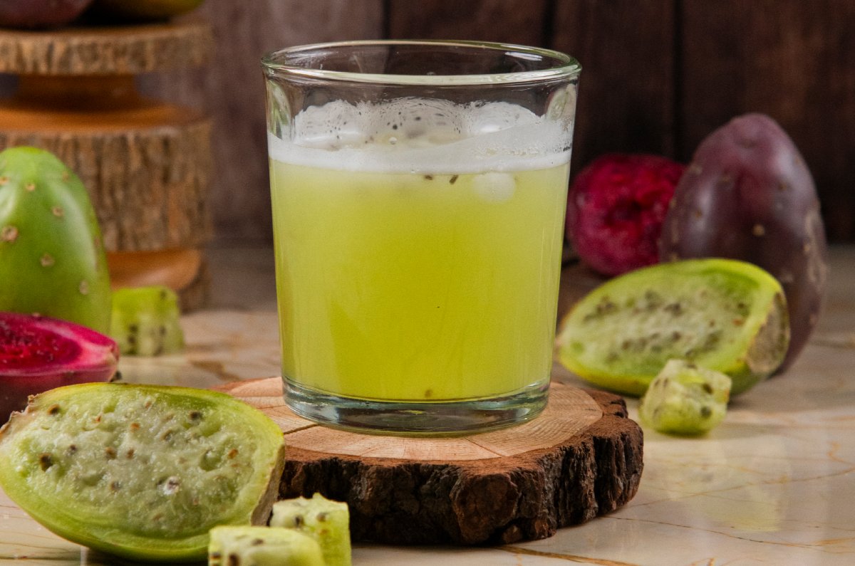 Esta agua fresca de tuna verde es súper refrescante ¡Pruébala!