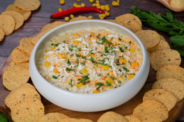 Receta de dip de elote cremoso ¡en 20 minutos!