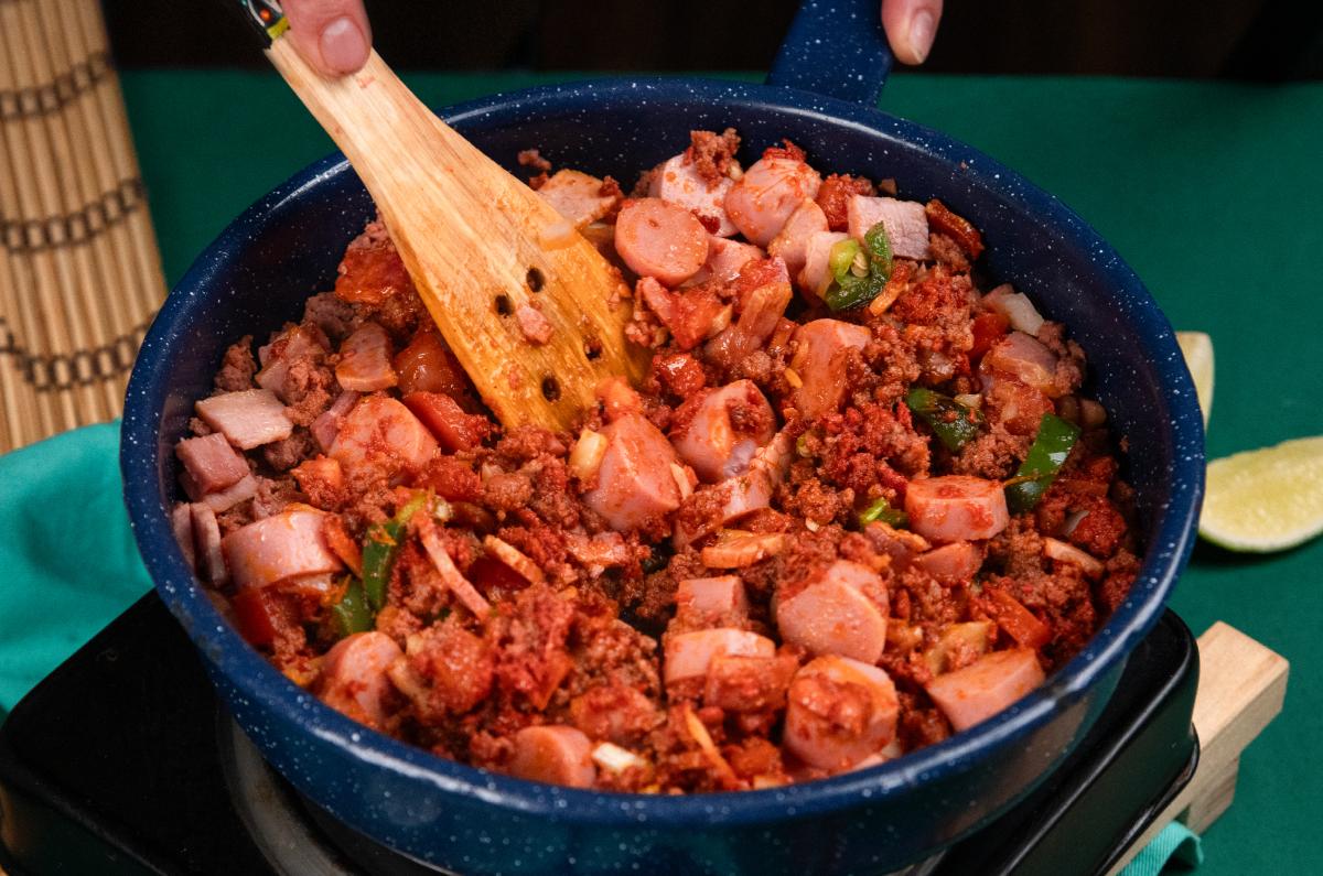 Receta de discada de carne, delicioso platillo norteño 