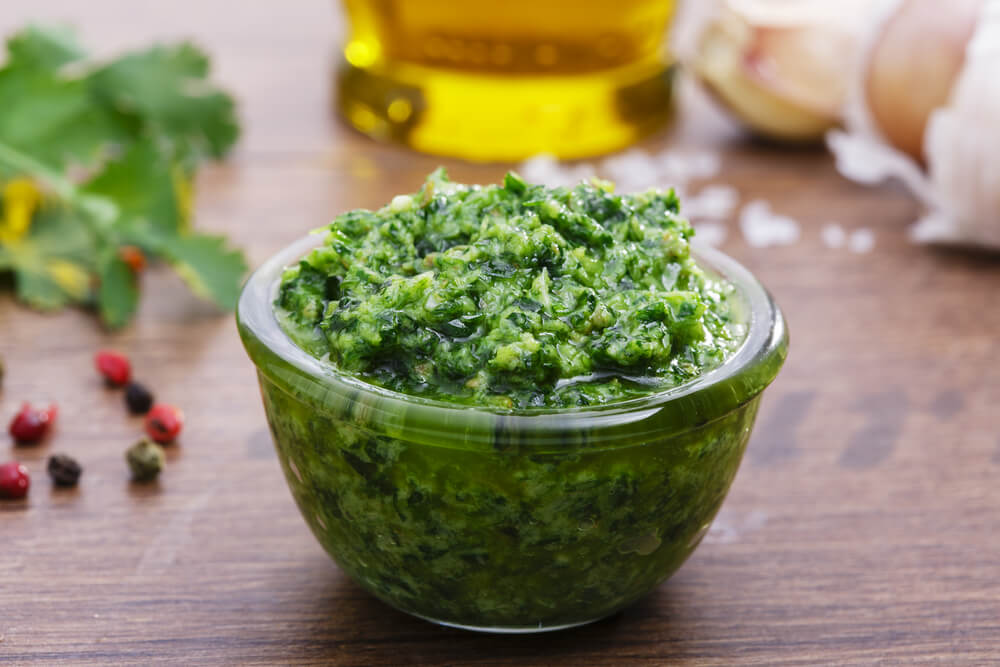 Receta de salsa de cilantro en 10 minutos