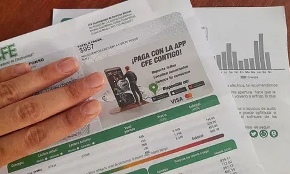 Recibo de luz CFE