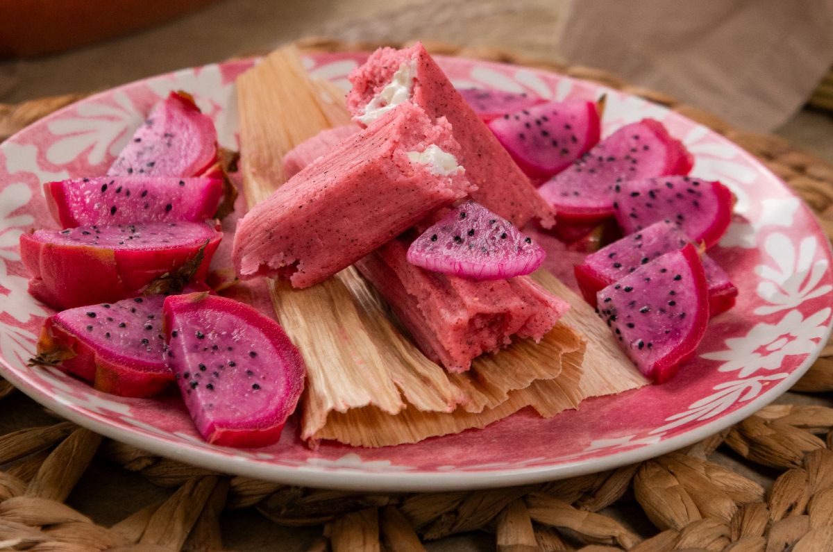Receta de tamales de pitahaya ¡Con 7 ingredientes! 