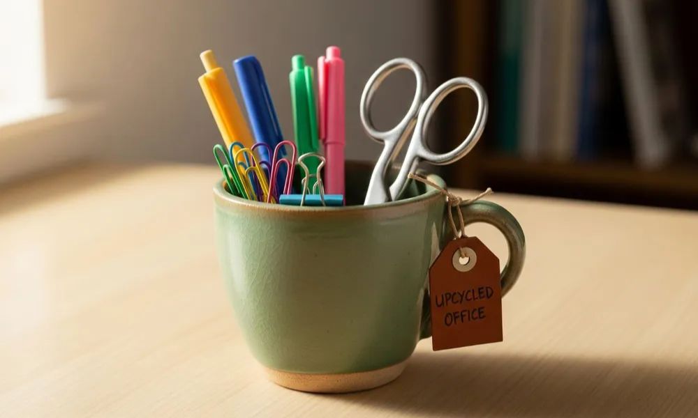 Taza rota organizador