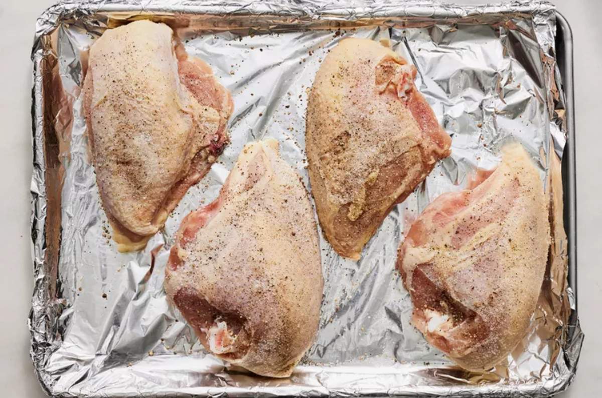 poner doble papel aluminio en la comida