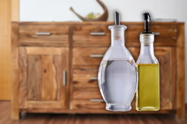 Para qué sirve la mezcla de vinagre blanco y aceite de oliva en los muebles y cómo aplicarla