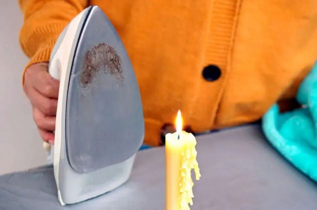 Truco casero con cera de vela para quitar lo quemado en la plancha de ropa: ¡En 3 sencillos pasos!