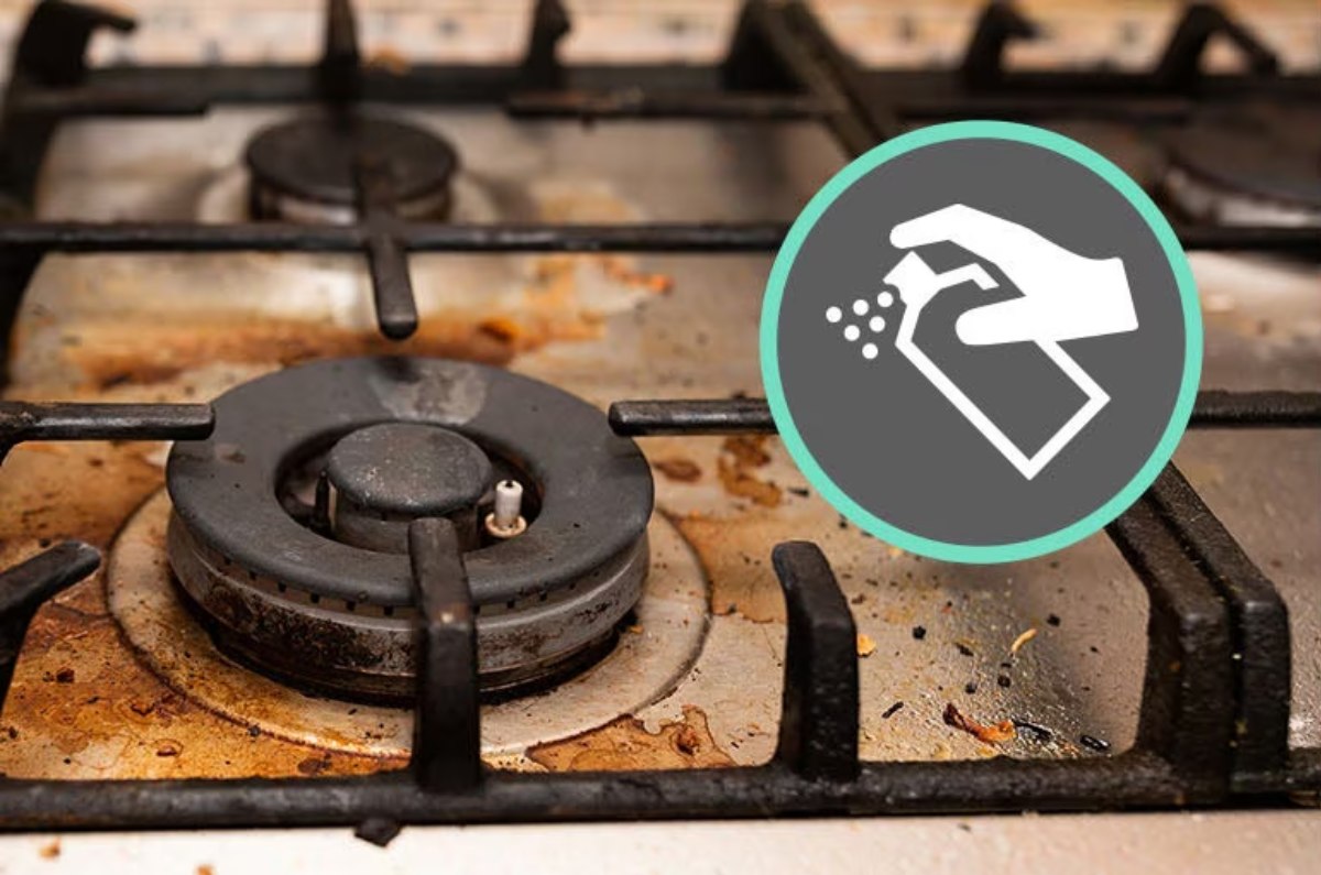 cómo eliminar grasa pegada de la estufa