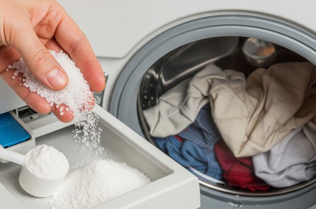 Mezclar detergente y sal en la lavadora: ¿Qué beneficios tiene al lavar la ropa?