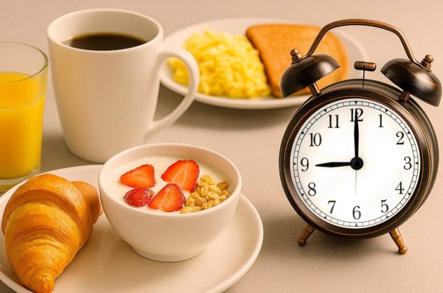 El reloj del desayuno: ¿Qué hora es mejor para la longevidad saludable?