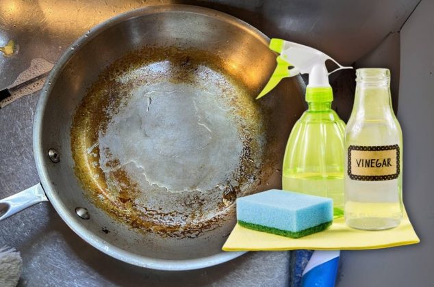 Cómo eliminar aceite quemado de sartenes inoxidables: El método del vinagre blanco que debes conocer
