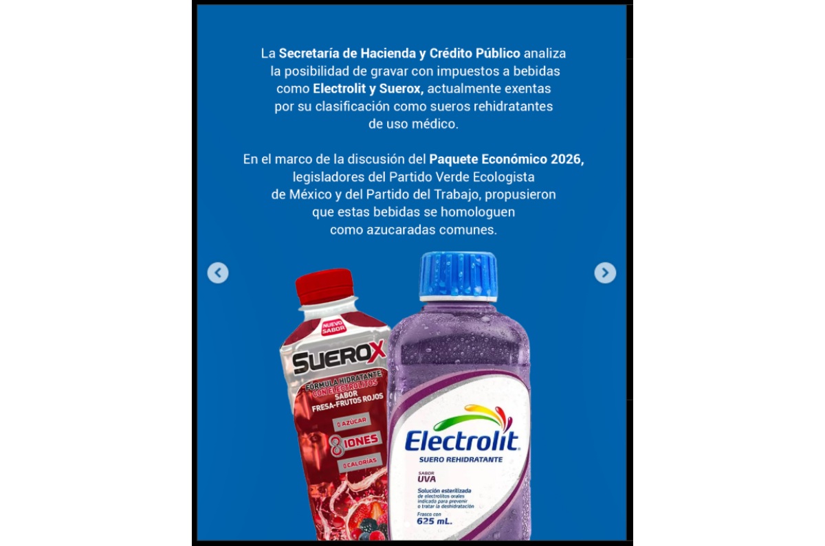  impuesto a electrolitos orales 