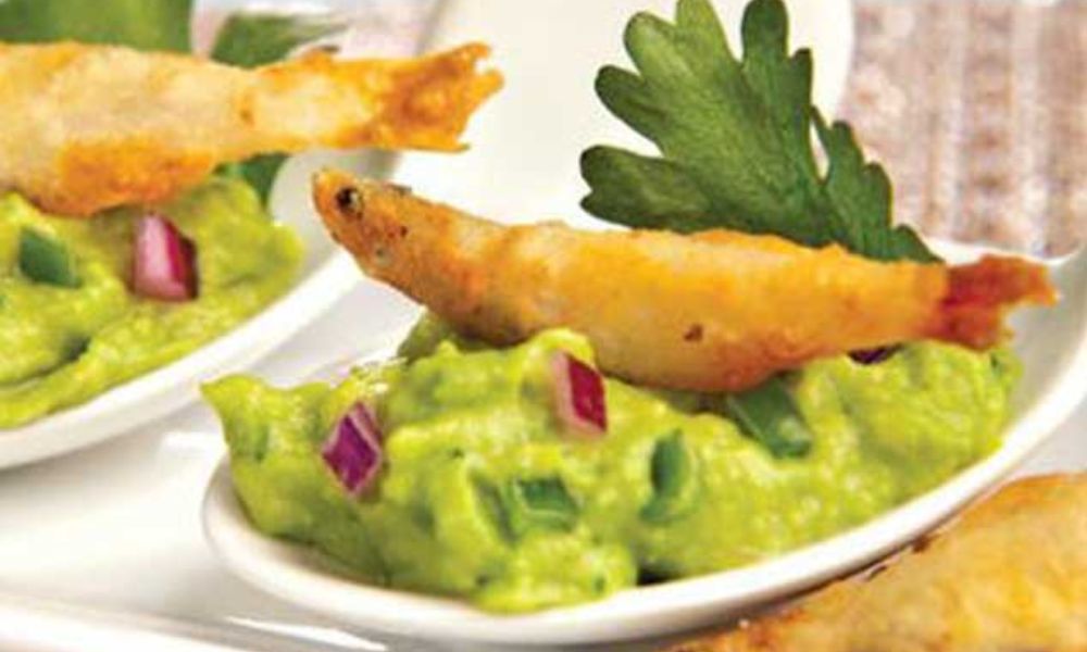 Receta de charales con guacamole de habanero