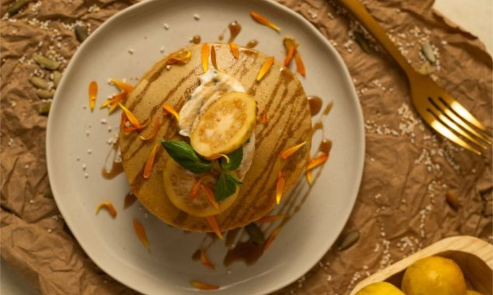 Receta de deliciosos hot cakes de pepita y amaranto