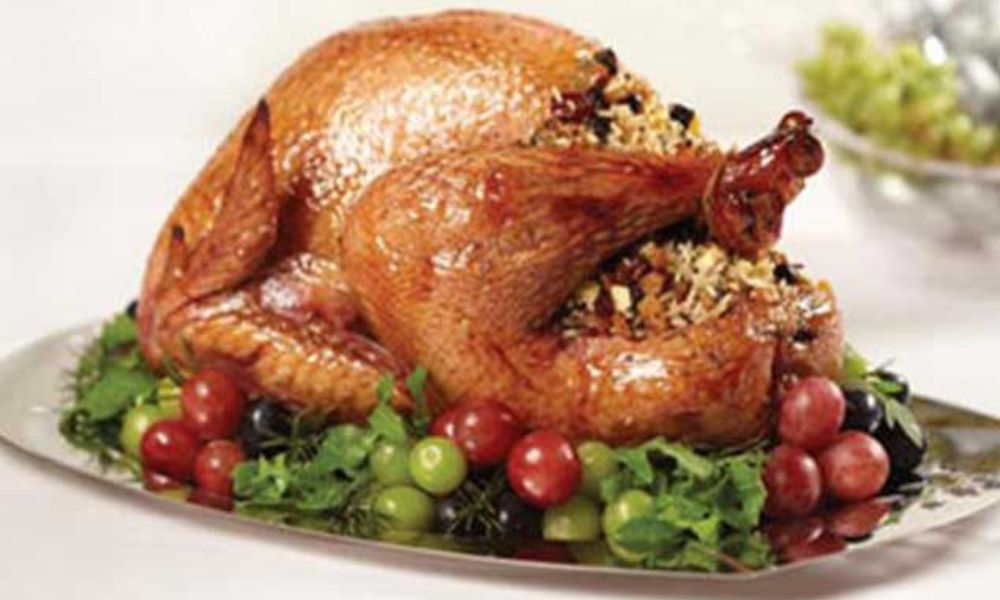 Receta de pavo ahumado relleno de frutos secos
