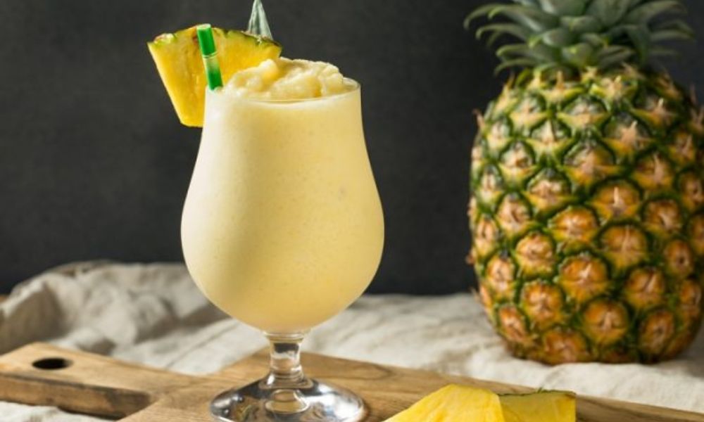 Receta de piña colada con ron