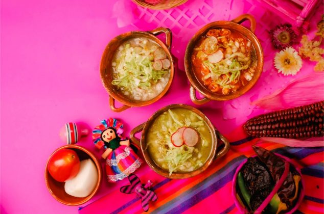 Receta de pozole tricolor: verde, blanco y rojo para Fiestas Patrias