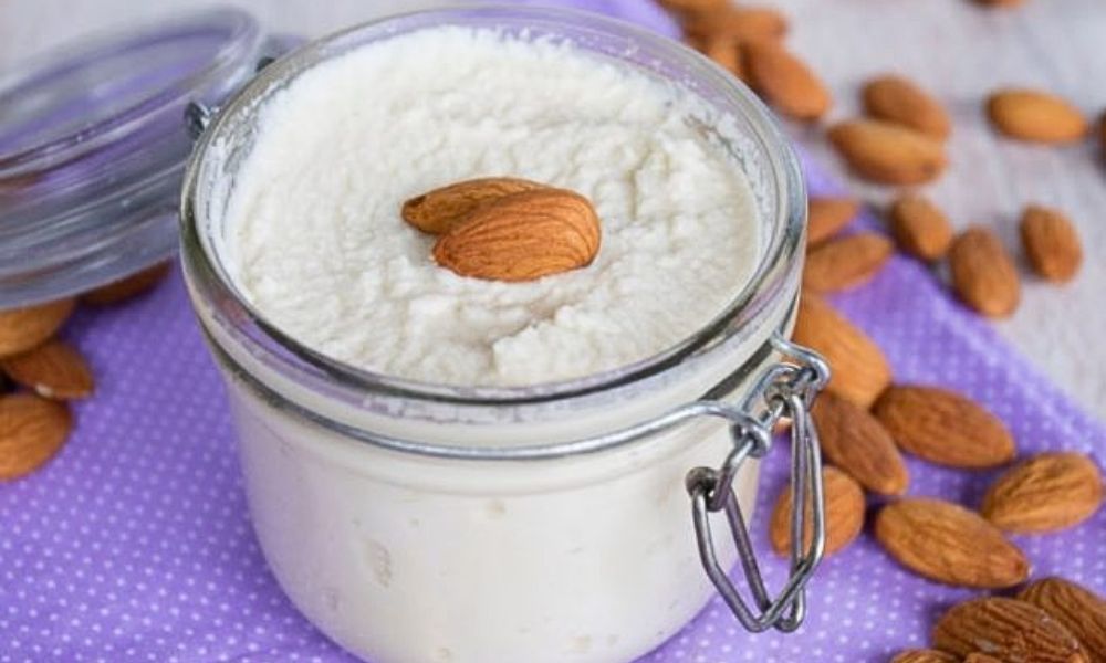 Receta de requesón de almendras en 2 pasos