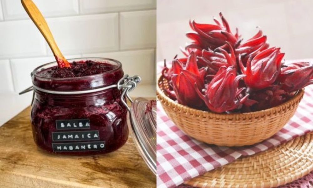 Receta de salsa de jamaica con habanero