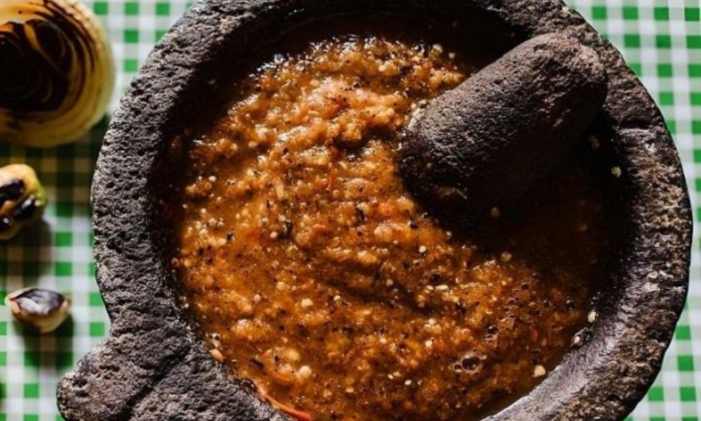 Receta de salsa tatemada de piña con habanero
