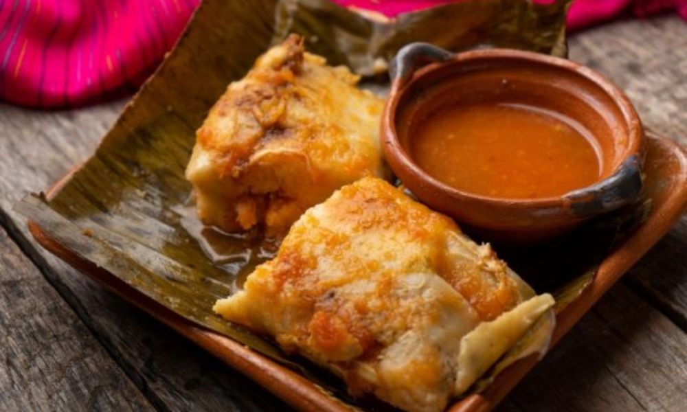 Receta de tamales oaxaqueños de costilla con salsa casera