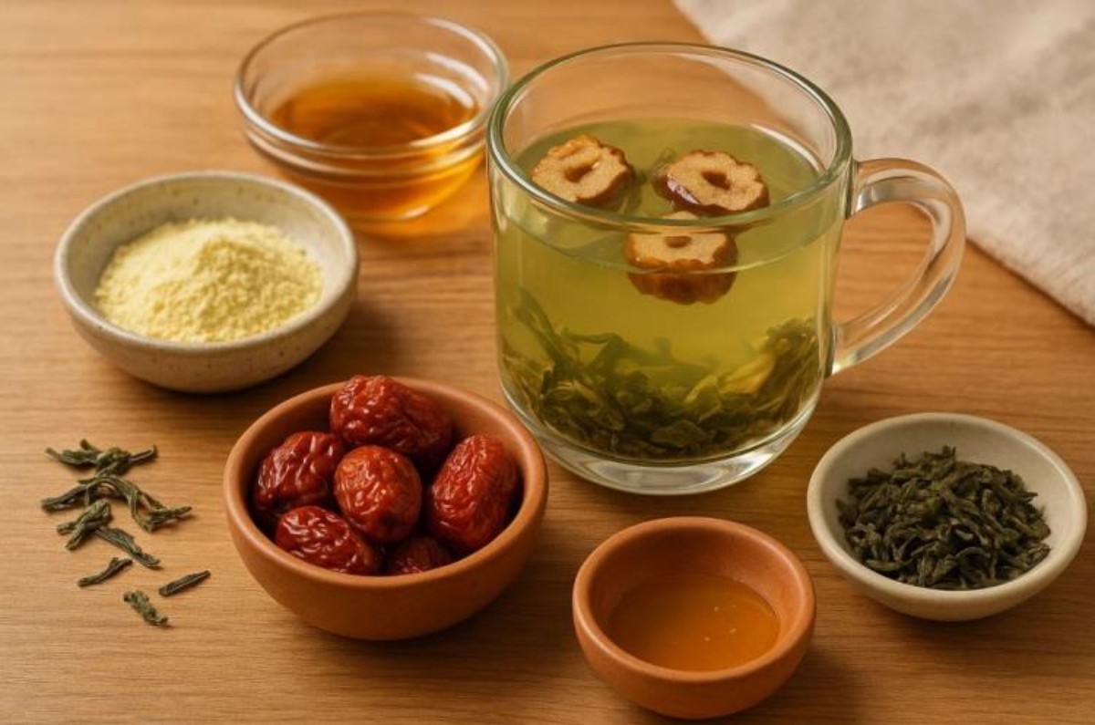 té coreano de retinol