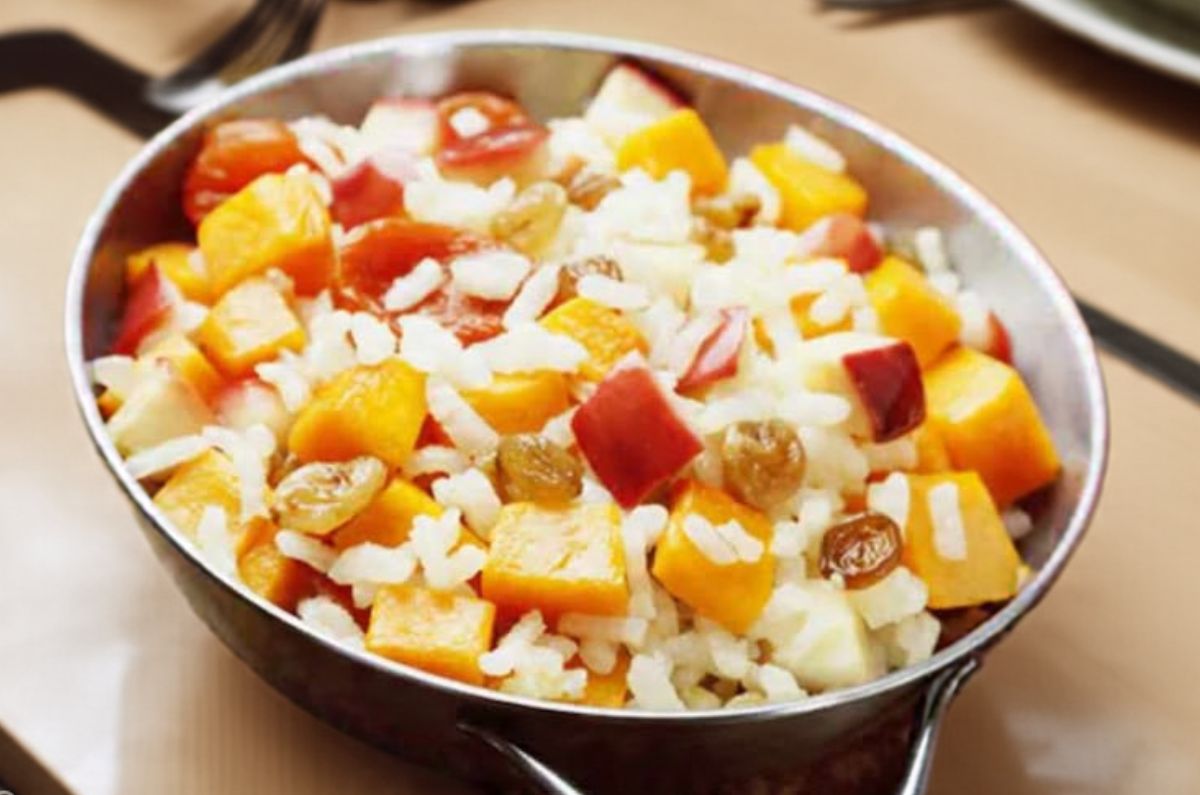 Arroz con calabaza al curry