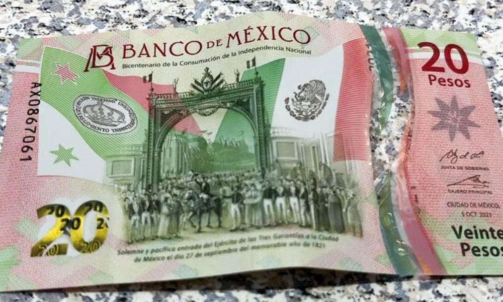 Billete de 20 pesos será descontinuado