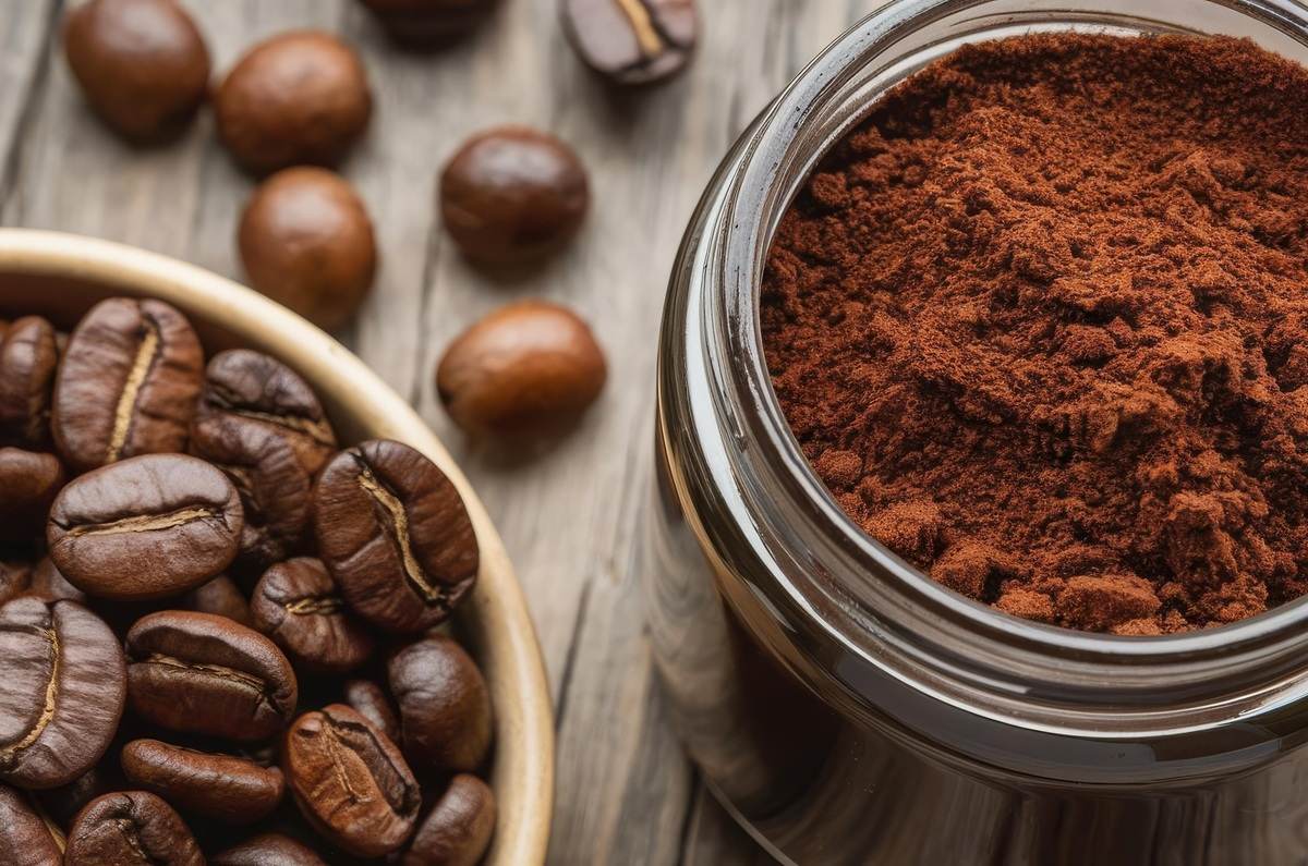 Café para el cuidado corporal y facial